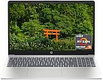 HP 15.6" HD Touch Laptop (Ryzen 5 7520U, 8GB 512GB 15-fc0499nr) $349.99