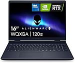 Dell Alienware 16 Aurora 16" WQXGA Gaming Laptop (Core 7-240H 16GB 1TB RTX 5050) $999.99