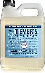 33-Oz Mrs. Meyer's Clean Day Liquid Hand Soap Refill (Rainwater) $5.59