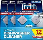 12 Count Finish Dishwasher Cleaner Tablets $8.73