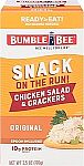 3-Pk 3.5oz Bumble Bee Snack on the Run Kit $0.51