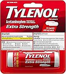 10 Count Tylenol Extra Strength 500 mg Acetaminophen Caplets $1