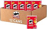 12 Cans Pringles Potato Crisps Chips (1.3 Oz) $7.08