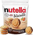 20 Count Nutella Biscuits Cookies, Hazelnut Spread with Cocoa $3.73