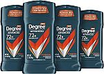 4-Count 2.7-Oz Degree Men's Advanced 72H Antiperspirant Deodorant $9.58