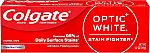 Colgate Optic White Stain Fighter Whitening Toothpaste Clean Mint 4.2 oz $1.79