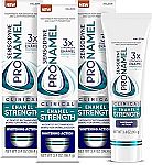 3-pack 3.4 oz Sensodyne Pronamel Clinical Enamel Strengthening Toothpaste $14.55 and more