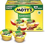 36 Count Mott's Apple & Cinnamon Variety Pack Applesauce, 4 oz cups $5.79