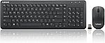 Lenovo 300 Wireless Combo Keyboard and Mouse $20.97