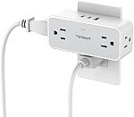 4-Outlet Tessan Multi Plug Surge Protector Outlet Splitter Extender w/ 3 USB Ports $11.99