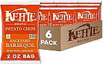 6-Pack 2-Oz Kettle Brand Potato Chips (Backyard Barbeque) $7.20