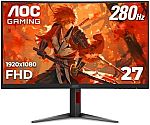 AOC C27G4ZH 27" FHD Curved Frameless Ultra-Fast Gaming Monitor $129.99