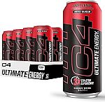 12 Pack 16 Oz Cellucor C4 Ultimate | Pre Workout Sugar Free Energy Drink $11
