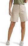 Lee Womens Ultra Lux Comfort with Flex-to-go Utility Bermuda Short $12.18