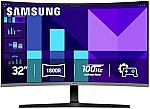 Samsung 32" S3 (S39GD) FHD 100Hz Curved Monitor $179.99