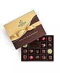 (Today Only) Godiva Assorted Dark Chocolate Gold-Tone Gift Box, 18 Pieces $23 (50% Off)