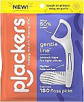 150 Count Plackers Gentle Line Floss Picks $3.59
