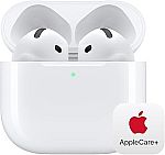 Apple AirPods 4 Wireless Earbuds, with AppleCare+ (2 Years) $88