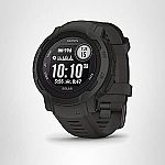 Garmin Instinct 2 Solar Rugged Outdoor Smartwatch $223