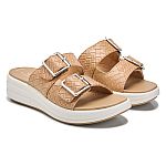 Clarks Women's Drift Buckle Wedge Slide Sandal $16
