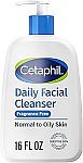 16 Oz Cetaphil Face Wash, Daily Facial Cleanser $6.97