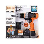 5-Piece Black + Decker Matrix Jr Drill w/ Accessory (STEM toy) $7.99