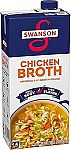 SWANSON S 100% Natural Chicken Broth, 32 oz Carton $0.93