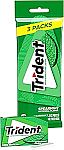 3-pack 14 pieces Trident Spearmint Sugar-Free Chewing Gum $2.37