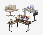 39.4" Electric Adjustable Height Standing Desk $84.99 and more