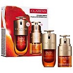 Clarins Double Serum Face & Eyes Anti-Aging Skincare Set $106