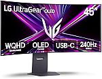 LG 45GX900A-B 45" Ultragear WQHD OLED Curved Gaming Monitor $799.99