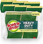6-Pack Scotch-Brite Heavy Duty Scrub Sponge $4.63