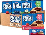 32 Count Nutri-Grain Soft Baked Breakfast Bars Variety Pack $7.48