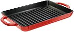 12.5" x 8" Lodge Enameled Cast Iron Grill Pan $29.95