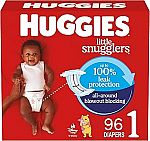 96 Count Huggies Size 1 Diapers $13.91