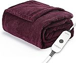 Sunbeam Electric Throw Royal Luxe Microplush Heated Blanket $25.72
