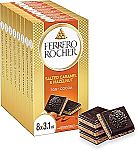 8 Count 3.1 Oz Ferrero Rocher Dark Chocolate Hazelnut & Crunchy Salted Caramel Bar $16.20