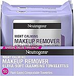 50-Ct Neutrogena Night Calming Makeup Remover Face Wipes $7.50