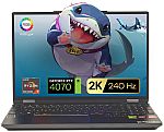 Skytech Gaming Noir 15.3" QHD Laptop (Ryzen 7 8845HS RTX 4070 16GB 1TB) $999