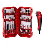 Milwaukee SHOCKWAVE Impact Duty Alloy Steel Screw Driver Bit Set (45-Piece) W/ SHOCKWAVE Right Angle Drill Adapter $29.97 and more