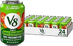 24-pack V8 Low Sodium Original 100% Vegetable Juice 11.5 fl oz Can $9.97