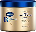 Vaseline Radiant X Deep Nourishment Body Cream 10 Oz $5.97