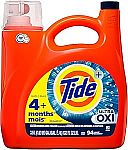 132-Oz Tide Ultra OXI Liquid Laundry Detergent $11.57