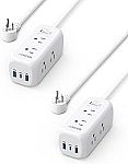 2-Pack Anker Power Strip Surge Protector with USB-C $19.99 + Free Shipping