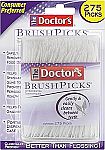 12-pack 275 Count The Doctor's BrushPicks Interdental Toothpicks $13