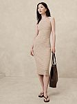 Banana Republic Factory Space Dye Midi Sweater Dress $12 and more