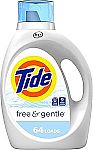 84 fl oz Tide liquid laundry detergent $9.34