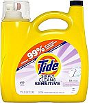 117-Oz Tide Simply Clean & Sensitive Laundry Detergent (4 for $29.67, $7.41 each)