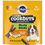 2-Ct 5.36-Oz Pedigree Canine Cookouts Meaty Sticks Soft Dog Treats + $3.99 Walmart Cash $6.96