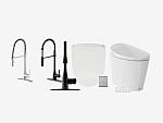 Bio Bidet by Bemis FLOW Single-Handle Pull-Down Spring Neck Sprayer Kitchen Faucet $59.99 and more